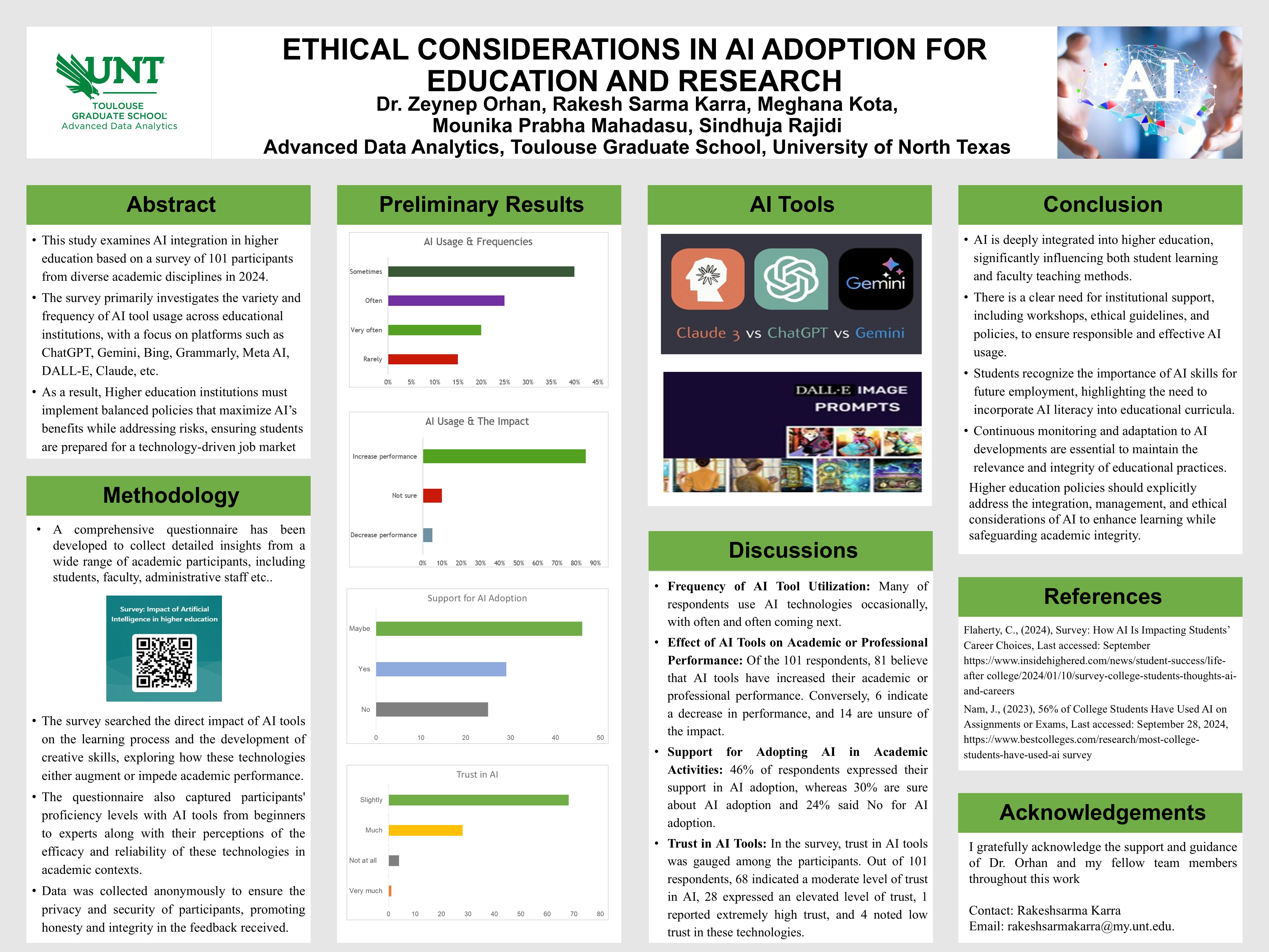 Ethical Considerations In AI Adoption For Education and Research