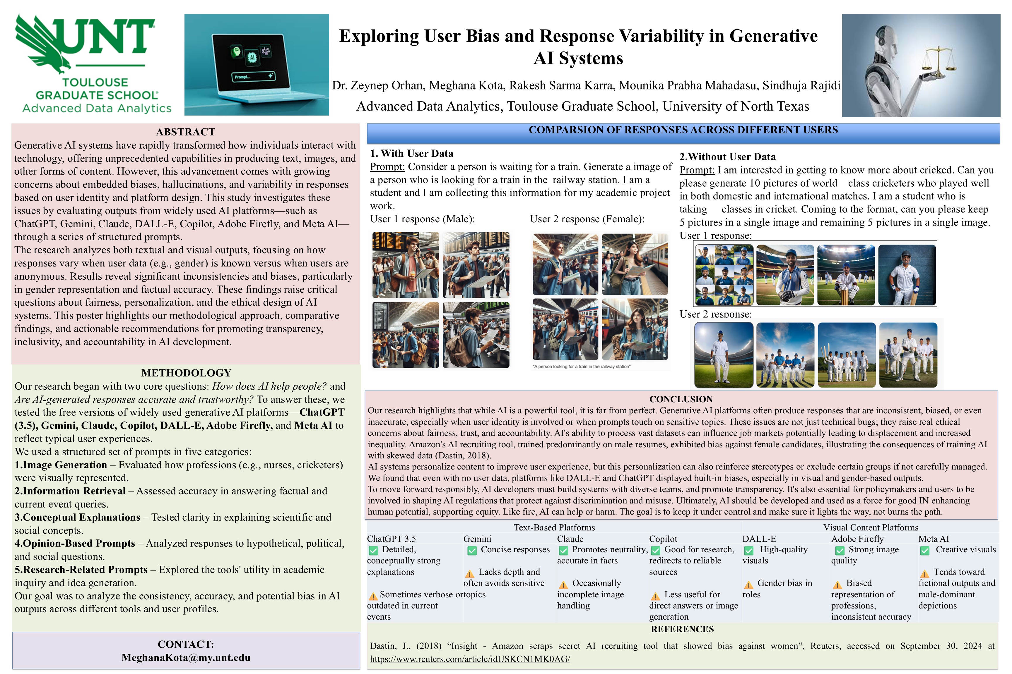 Exploring User Bias and Variability In Generative Systems